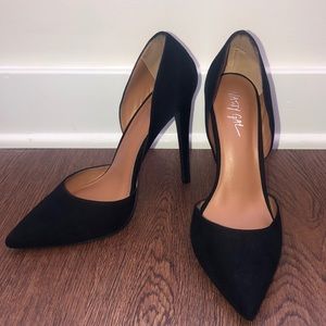 NastyGal Stiletto High Heel Pumps (Faux Suede, 10)